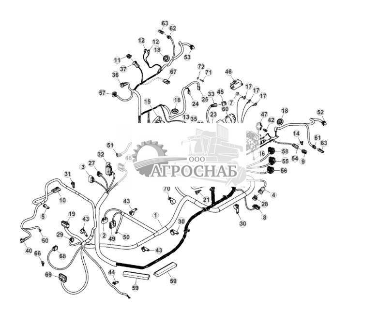 Wiring Harness, PowrReverser™, Cab, Tier 3 - ST907509 223.jpg